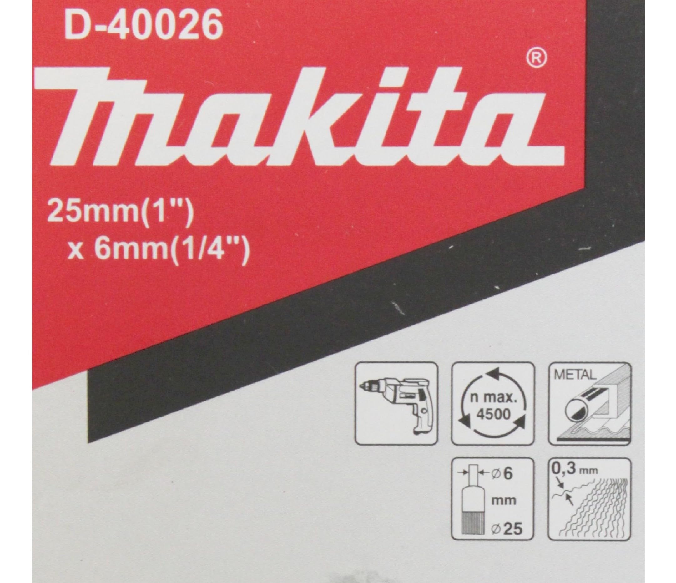 Makita End Brush 25 mm - 40026) : Amazon.ca: Industrial & Scientific