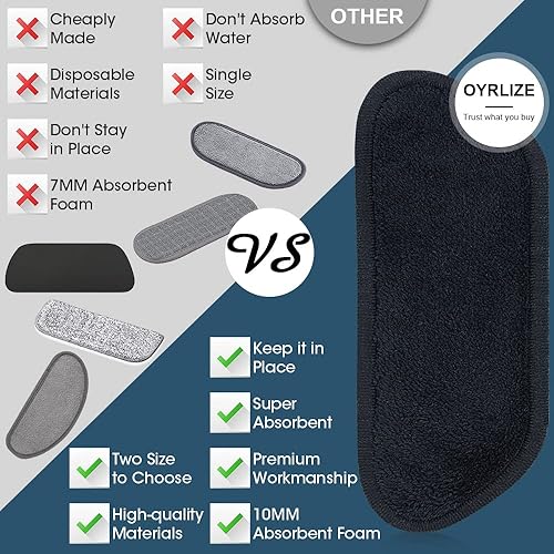 Miniatura 4 de 4P Alfombrilla Magnética para Refrigerador, Bandeja de Goteo de Agua, Protector de Salpicaduras de Cocina, Almohadillas de Seco de Tela Absorbente