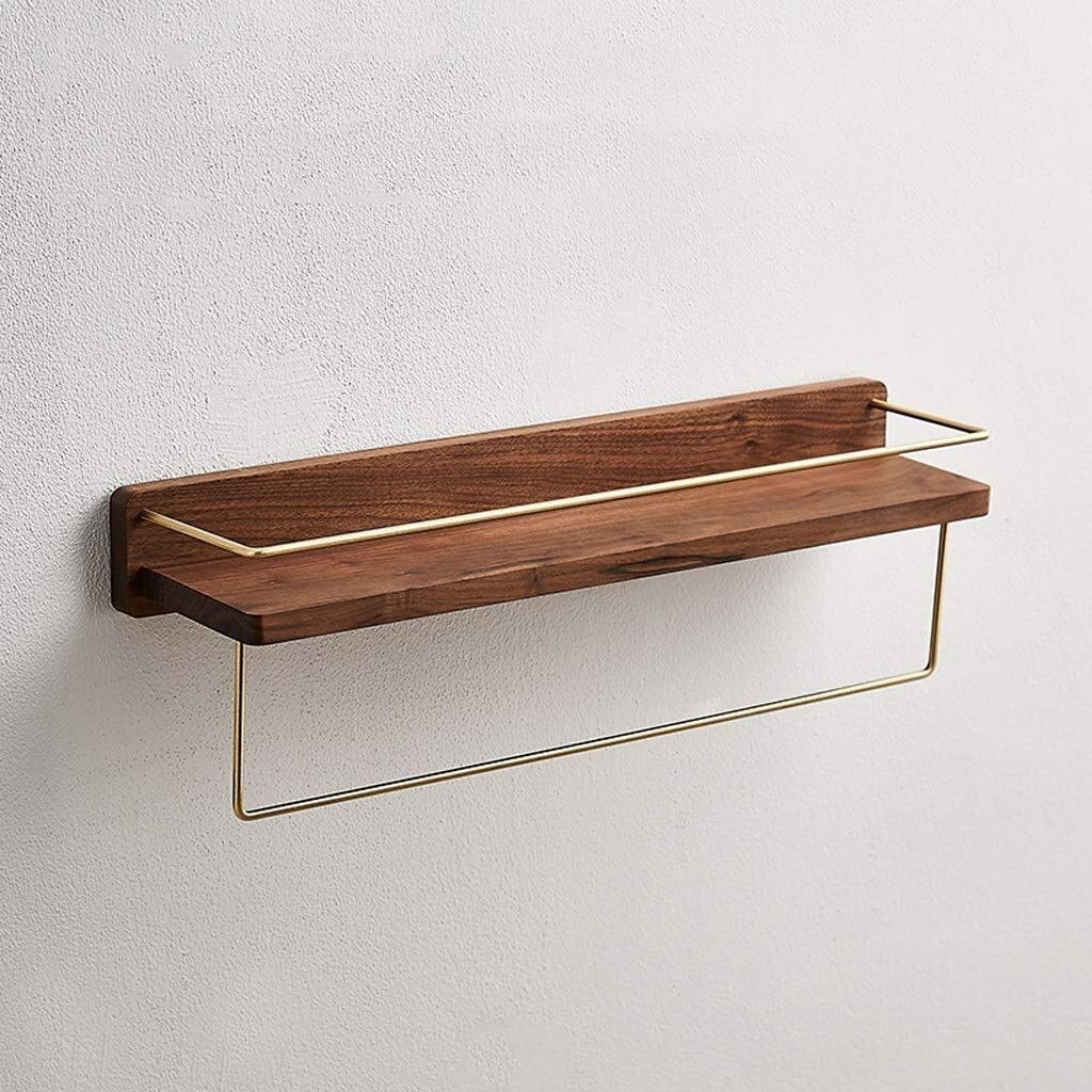 Estantes de pared flotantes rústicos Nologo de 40cm para baño y cocina