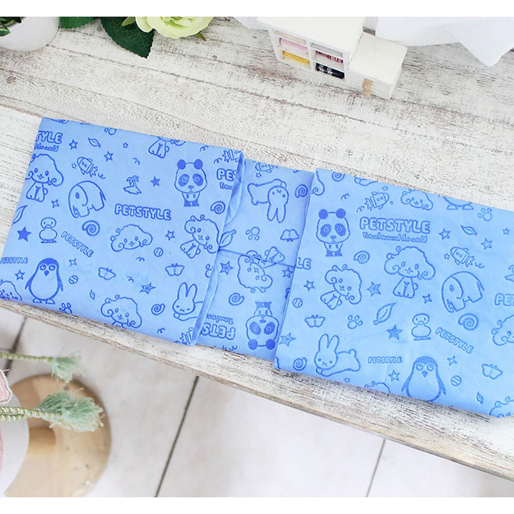 Super Absorbant Serviette pour Chien pour Animaux de Compagnie Serviette de Bain à Séchage Rapide Serviette pour Chien pour Chiens et Chats