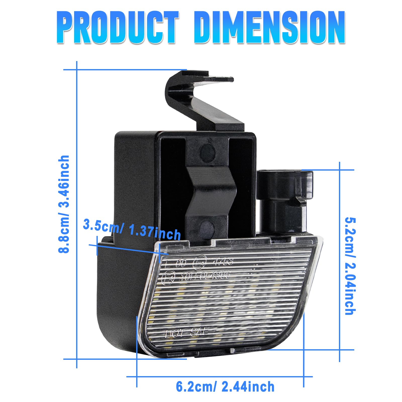 Riloer Zestaw świateł samochodowych 12 V RGB Rock LED dekoracyjne światło otoczenia z pilotem zdalnego sterowania, kompatybilne z ciężarówką, SUV-em, ATV, UTV, wózkiem golfowym, łodzią