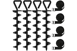 Eurmax USA Trampoline Stakes - Anchor Kit for Trampolines in High Winds