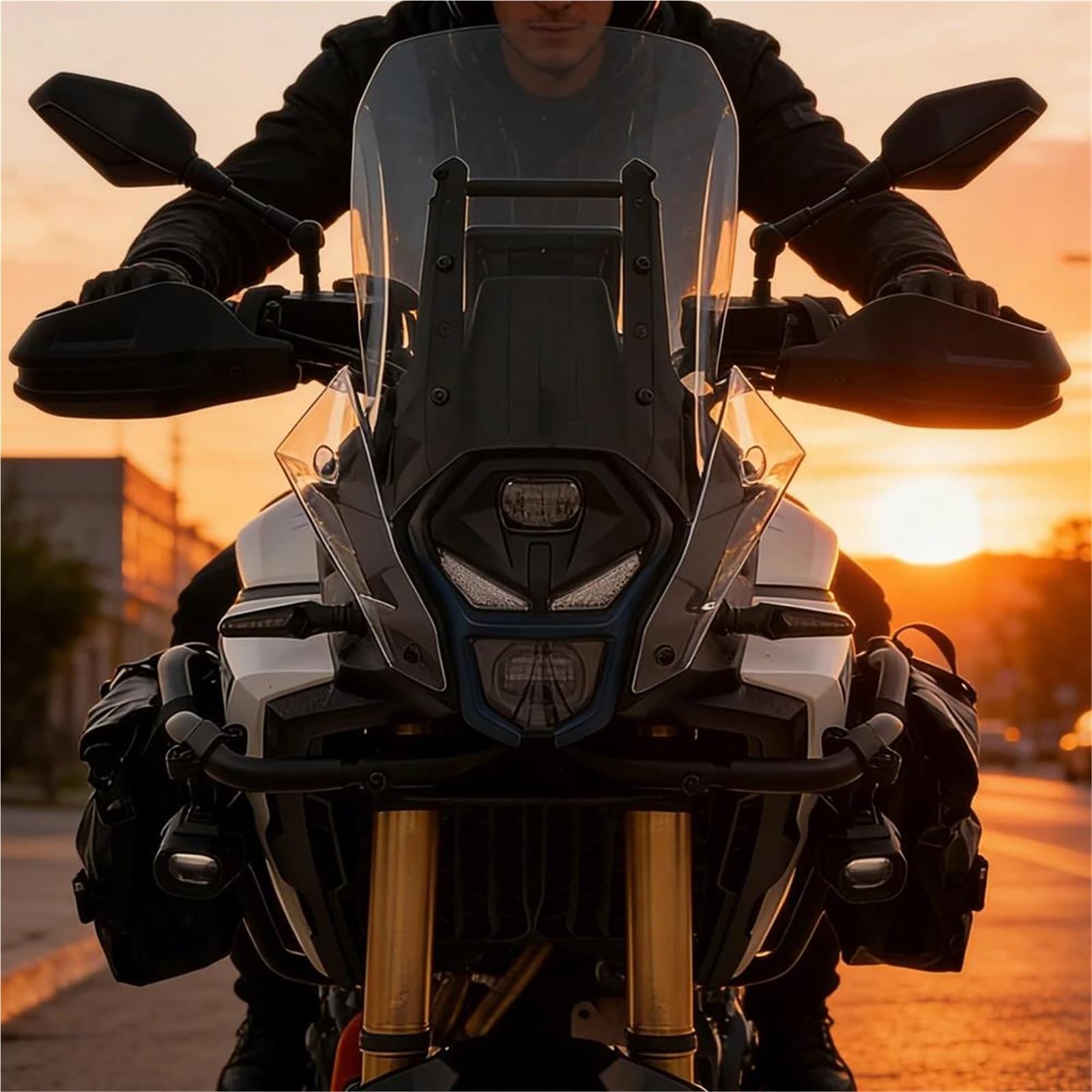 Cupolino Per Moto Per LONCIN Per VOGE DS800X Rally 2025-2026 (DS 800X / 800DSX) Parabrezza, Deflettori Vento, Alto Cupolino di ricambio(Titanio)