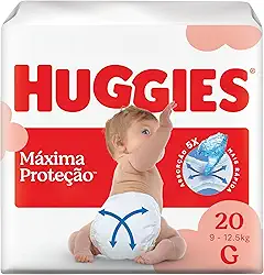 HUGGIES Fralda Supreme Care G - 20 Fraldas, Branco