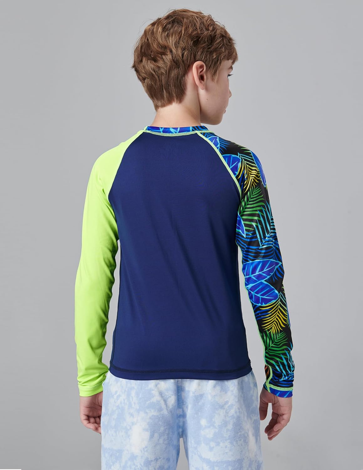 Liberty Pro 3 Pack Boys' UPF 50+ Rash Guard Long Sleeve Swim Shirts, Quick Dry UV Protection Swimwear for Kids - Image 3