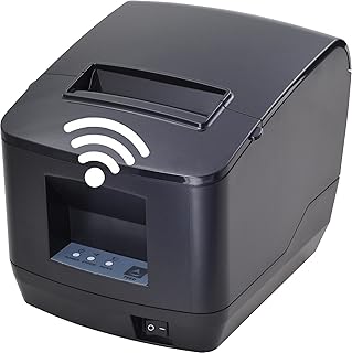 *WiFi* Syson POS Thermal Printer 80mm Thermal Receipt Printer with USB LAN Port for Restaurant Receipt and Kitchen Printing ESC/POS Support Linux Windows