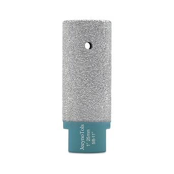 Diamond Finger Milling Bit - 1"25mm 5/8"-11 Thread Diamond Finger Bit for Enlarging Grinding,Shaping Existing Holes in Tile Porcelain Ceramic Marble Granite Masonry Stone Countertop