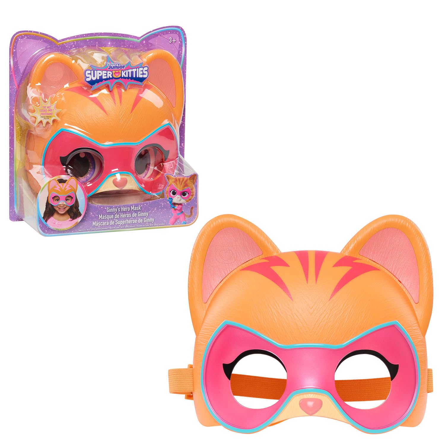 Just PlayDisney Junior SuperKitties Hero Mask - Ginny, Kids Toys for Ages 3 Up by Just Play