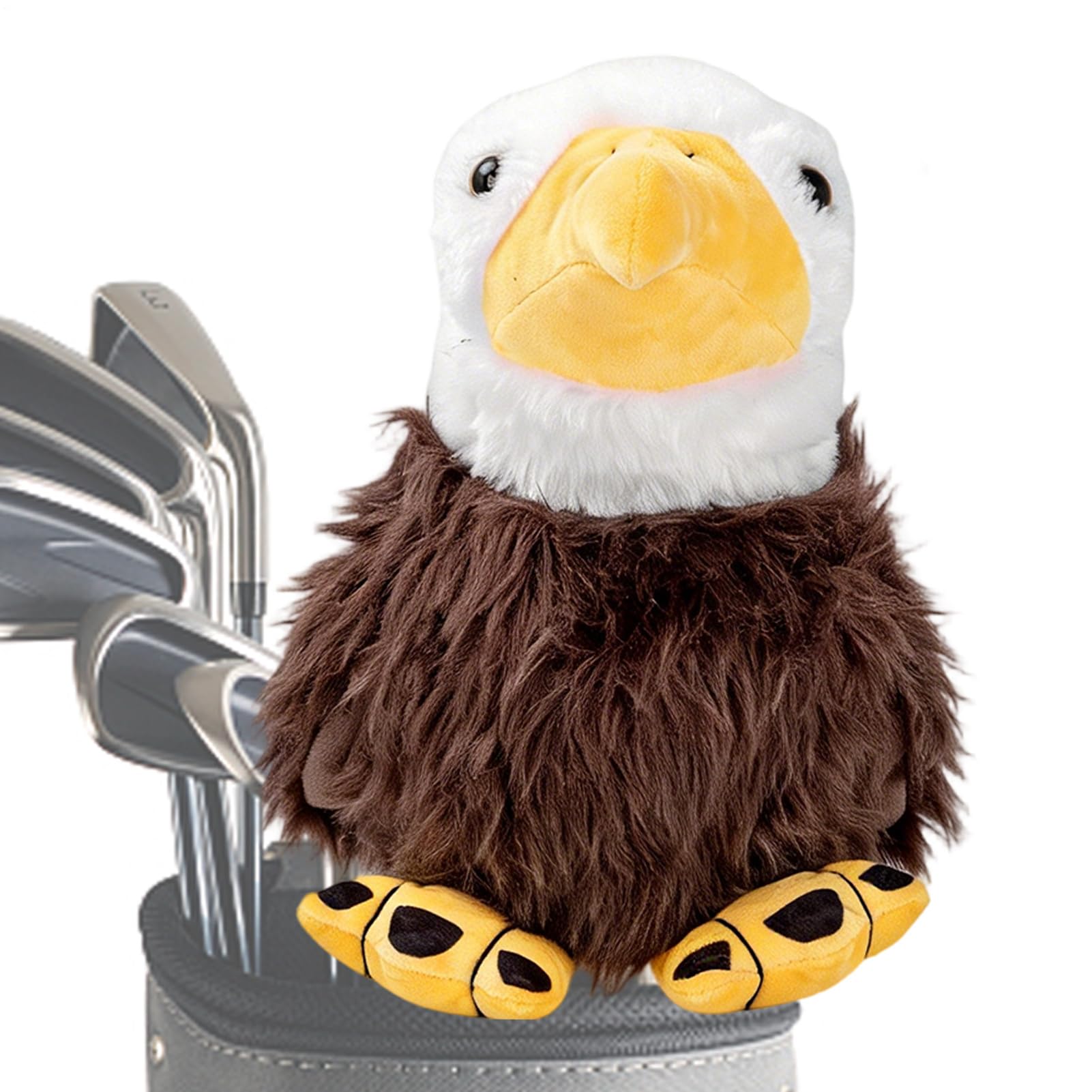 Pruojhw Golfschlägerhüllen,Niedliche Weiche Sportaccessoires - Kuh Golfschläger-Hüllen Für Hölzer,Für Hölzer Fairway Mallet Außenplatz Driving Range Übung Putting Green Reisen Täglich Männer Frauen