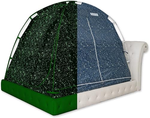 BESTEN Tienda de campaña para tu privacidad y un sueño acogedor (tamaño Queen, cielo nocturno (brilla en la oscuridad))