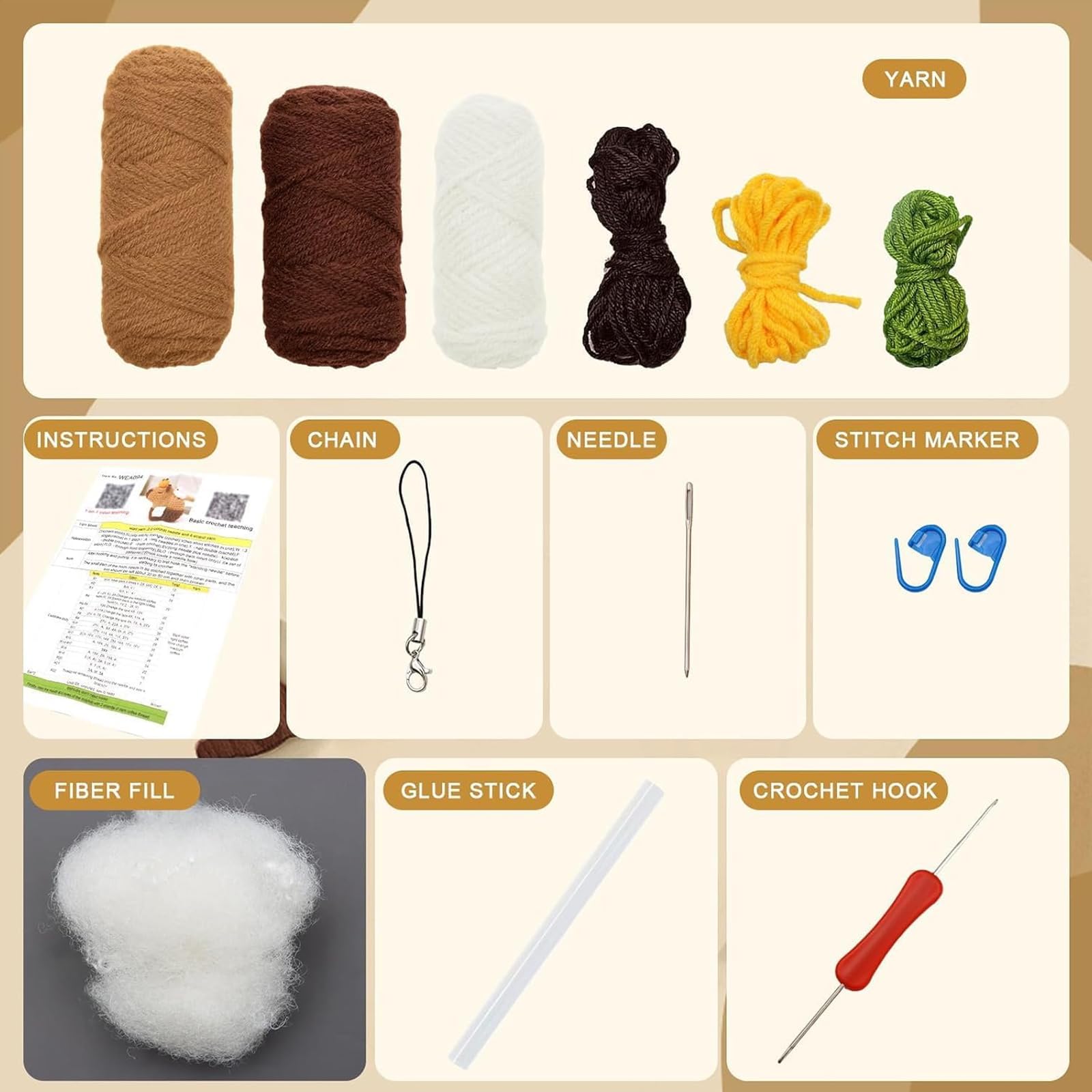 Beginners Crochet Starter Kit 1 Set - Image 3