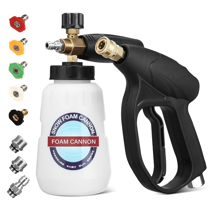 Buy MATCEE Foam Cannon Wash Gun Kit with Pressure Washer Gun Adjustable