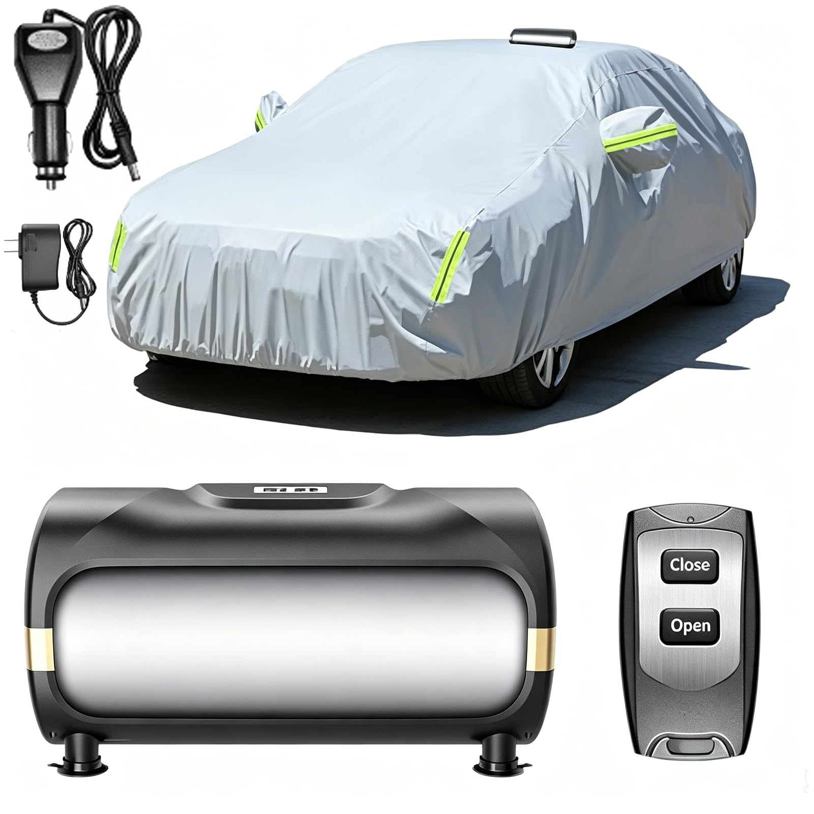 Housse de voiture rétractable automatique télécommandée avec auvent de stationnement - 8