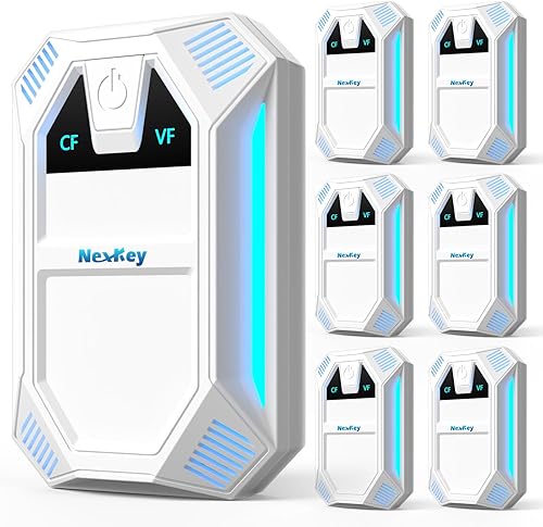 Repelente ultrasónico mejorado 2025 y repelente de insectos para interiores, ultrasónico y repelente para cucarachas, roedores, ratones, insectos,