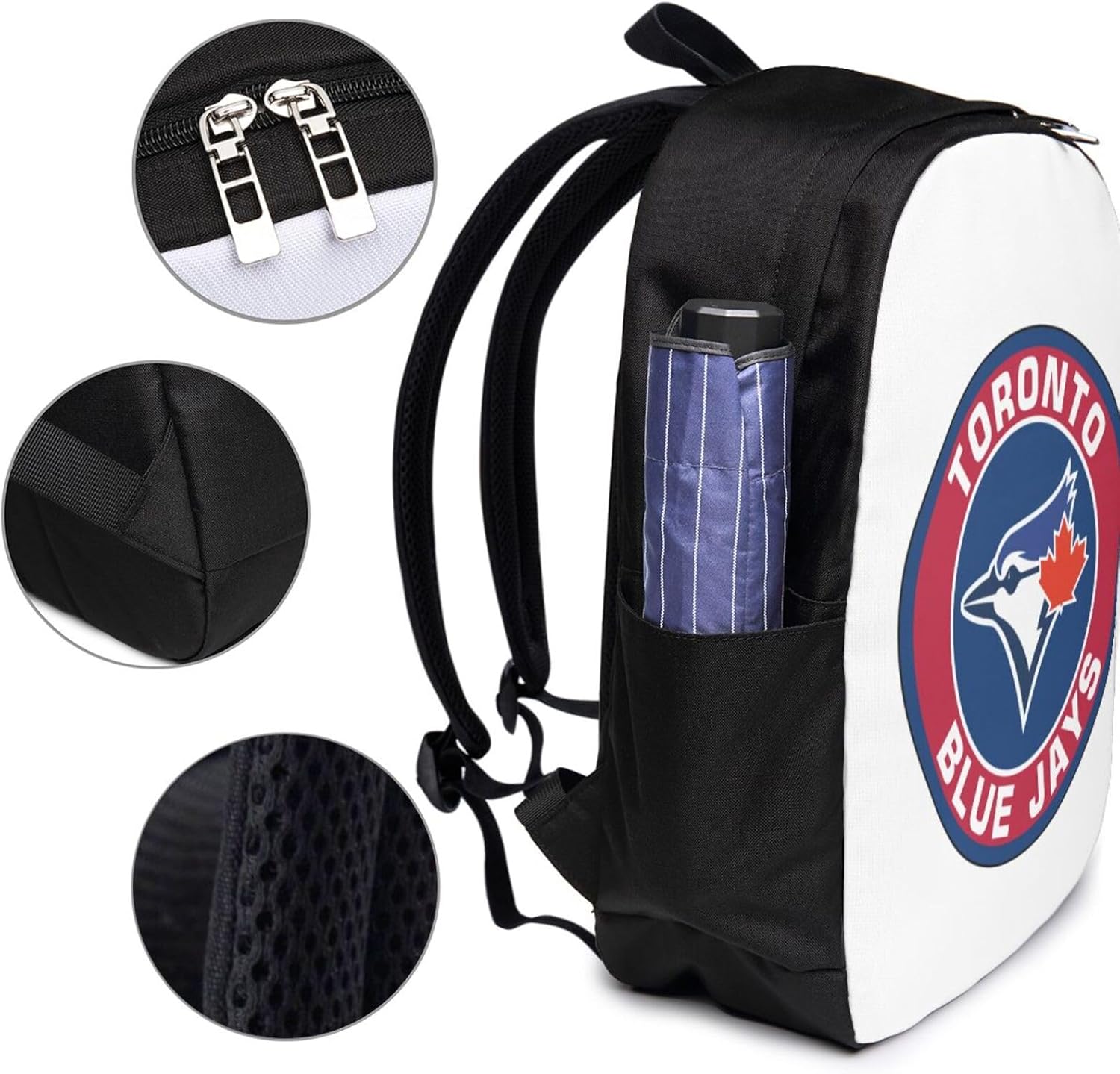 トロント・ブルージェイズ バックパック リュックサック カジュアルリュック 大容量 多機能 トラベルパック Usb充電ポート付き 耐