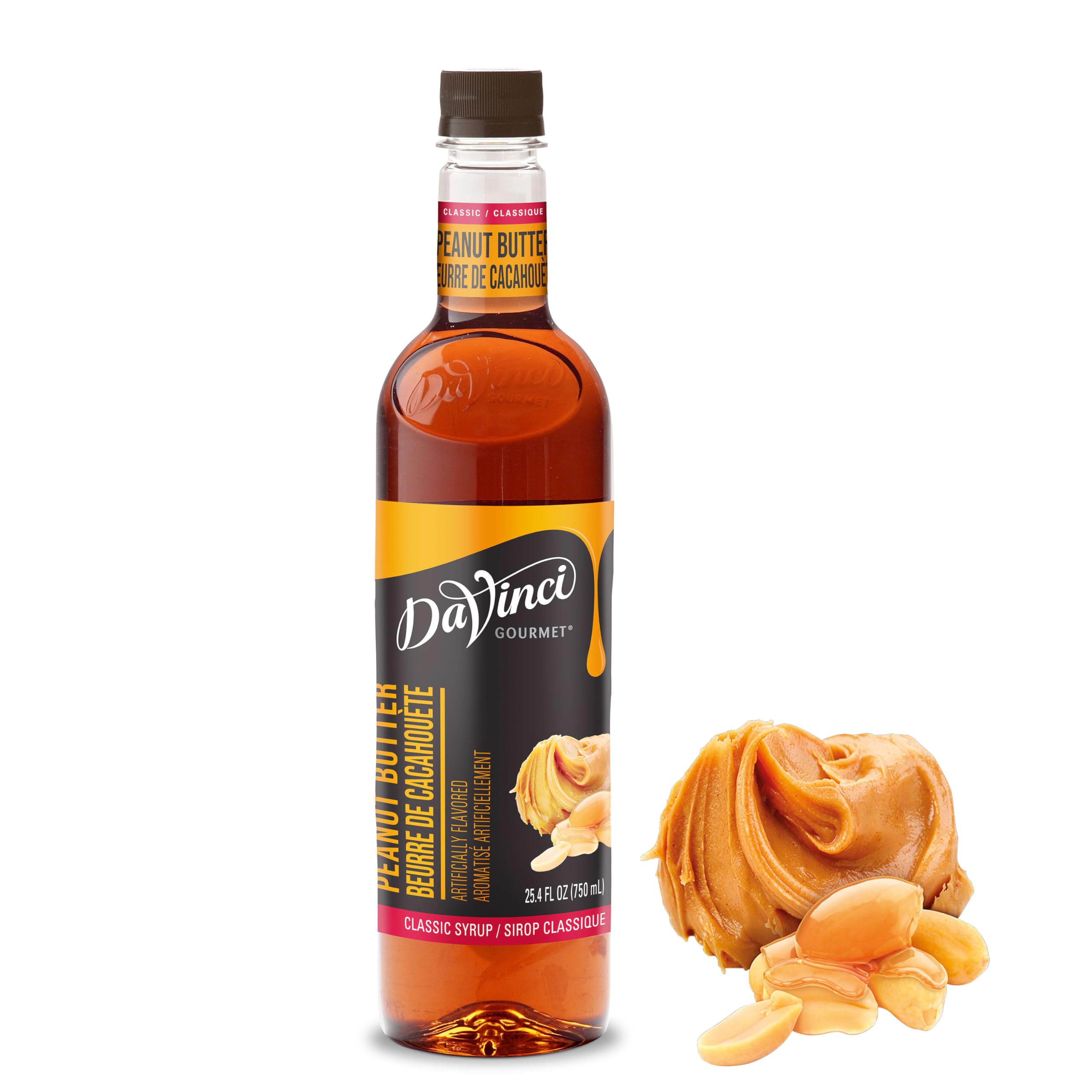 Amazon.com: DaVinci Gourmet Classic Peanut Butter Syrup, 25.4