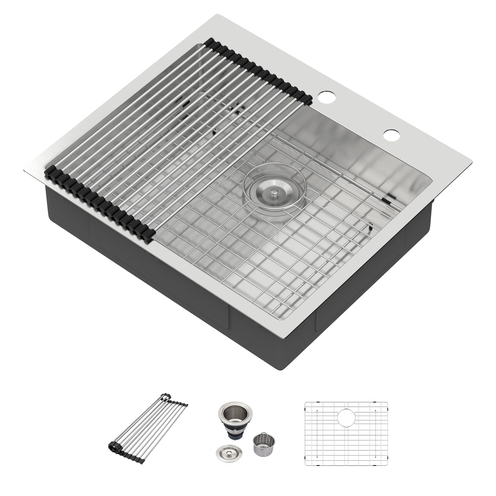 Beslend 25 Inch Drop In ADA Sink