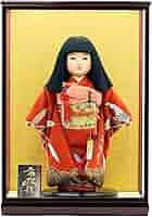 市松人形 ケース付き 雛人形 お出迎え人形 Amazon | 人形工房天祥 雛人形 市松人形 ケース飾り 限定