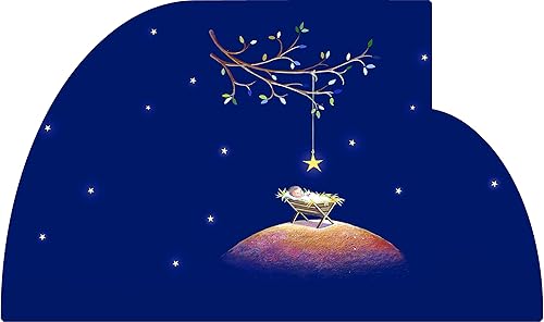 Miniatura 2 de Performing Arts Papel de papelería panorámico de tres pliegues Baby Jesus Stationery, 67719-12