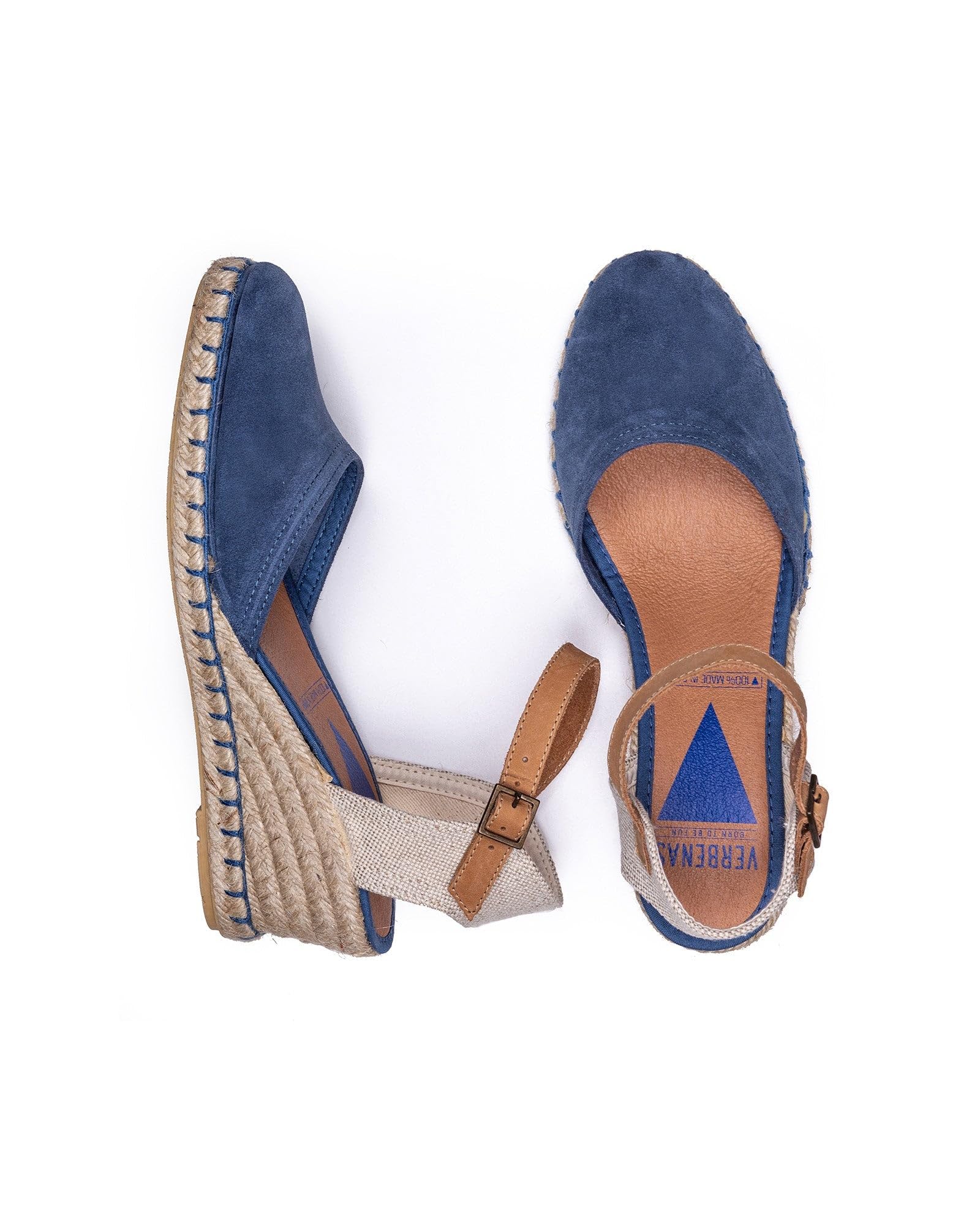 VERBENAS Espadrillas con Zeppa Malena Serraje Iris