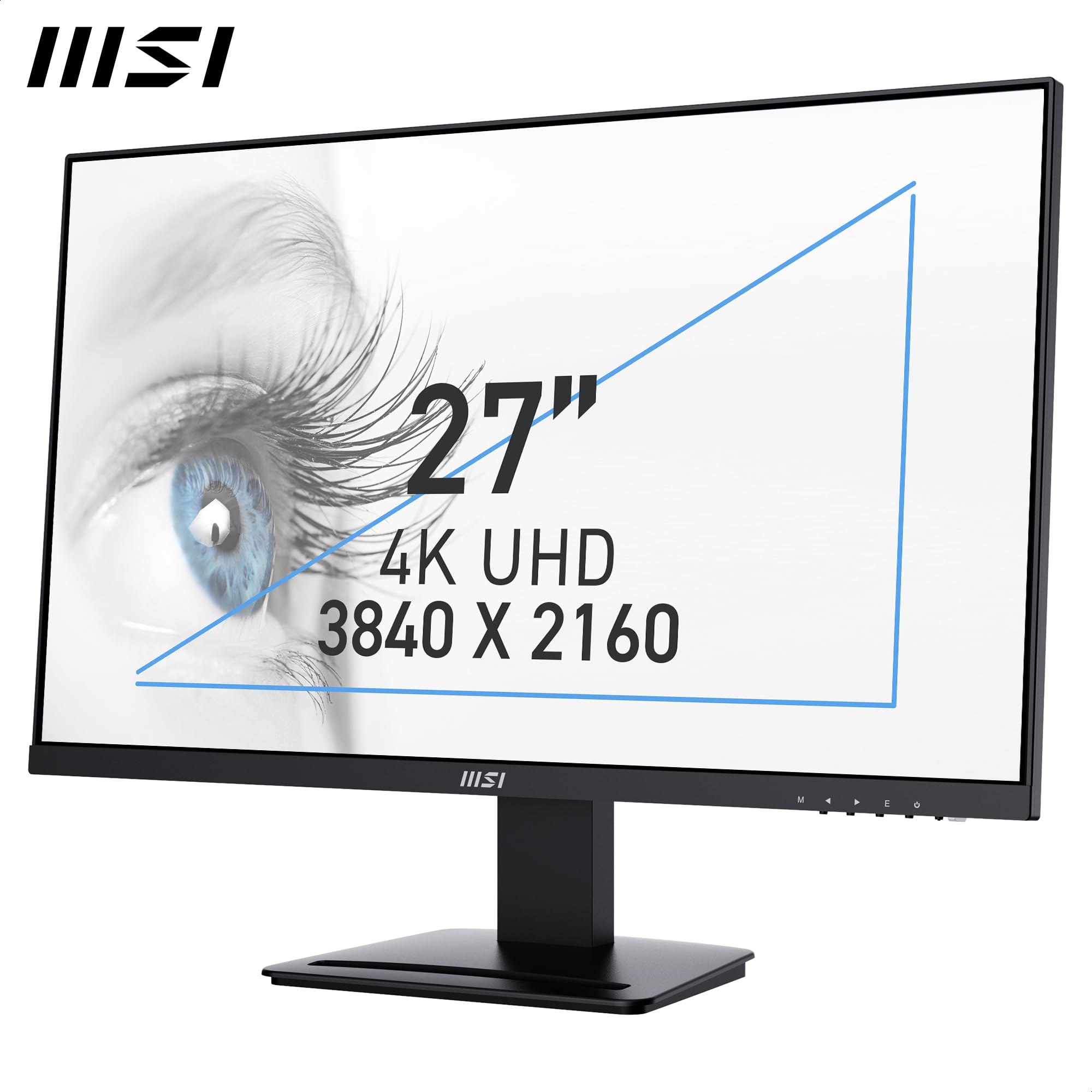 MSI PRO MP273U 27 Inch 4K UHD Office Monitor - 3840 x 2160 IPS 