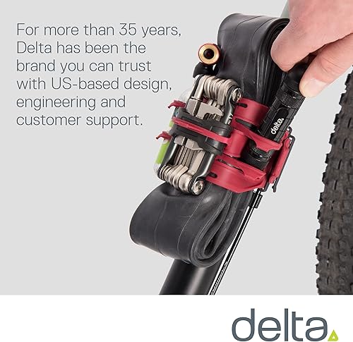 Miniatura 6 de Correa de soporte para marco de bicicleta MTB con kit de tapón de neumáticos, Stwap by Delta Cycle, correa de bicicleta de montaña con bucles de