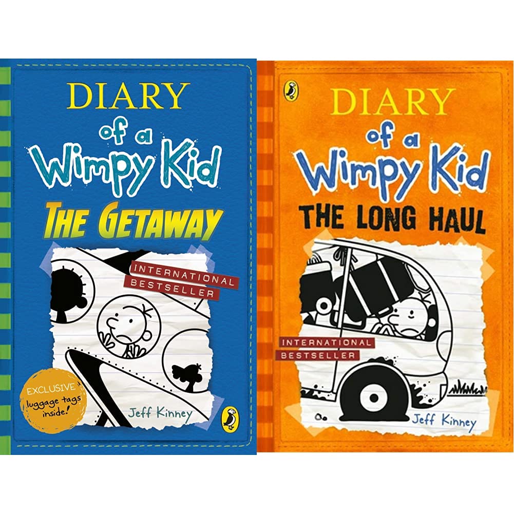 Buy Diary of a Wimpy Kid The Getaway (book 12)+The Long Haul (Diary of