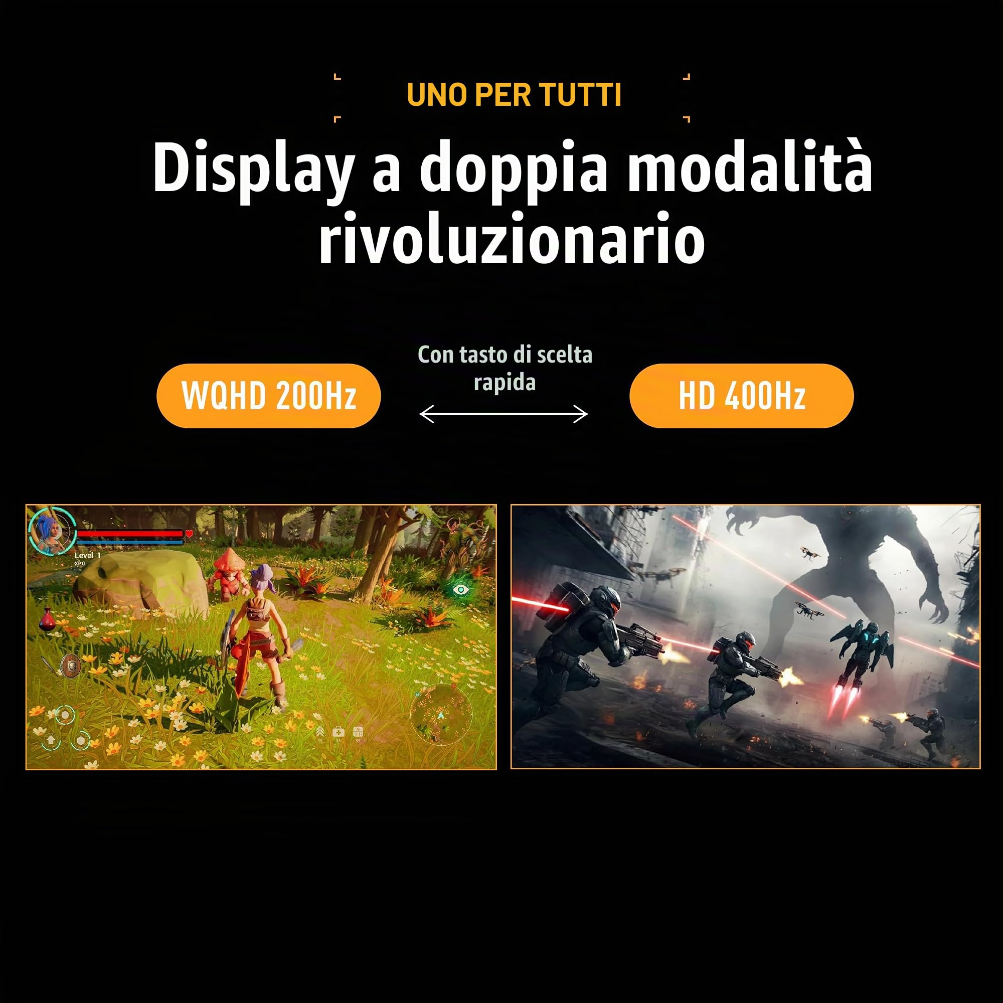 ASUS TUF GAMING VG34WQ5A, Monitor Gaming Curvo Serie 5 da 34" WQHD, Nero | Fast VA (3440x1440), 0,5ms (GTG), Doppia Modalità (WQHD 200Hz or HD 400Hz), ELMB SYNC, DisplayWidget Center, Gaming AI