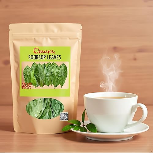 Miniatura 7 de Omura SOURSOP Guanabana Graviola Hojas de Té 200 Hojas