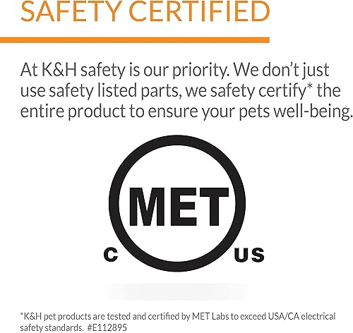 Miniatura 5 de K&H PET PRODUCTS K & H PET PRODUCTOS TERMO-POND PERFECTO CLIMÁTICO MAXIBLE DESICULTE DESICADOR GRIS 8 "x 8" 300W