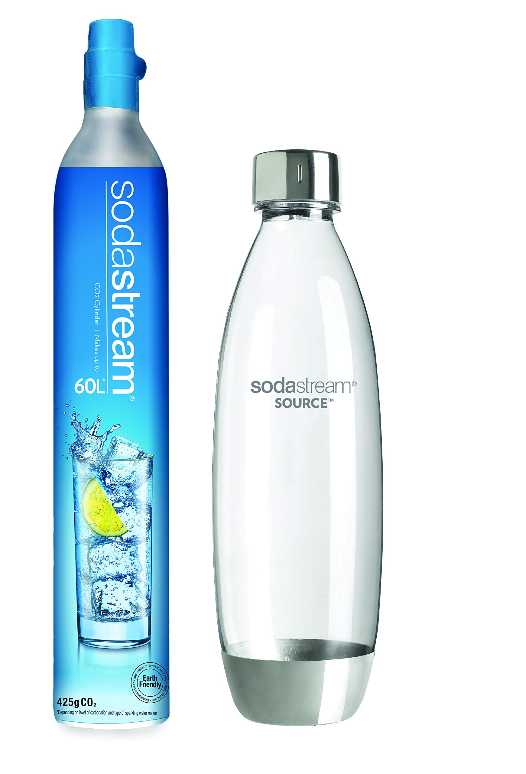 sodastream 1019811441 SST SST Puissance gazéification électrique, Aluminium, Noir, 19,6 x 29,6 x 42 cm