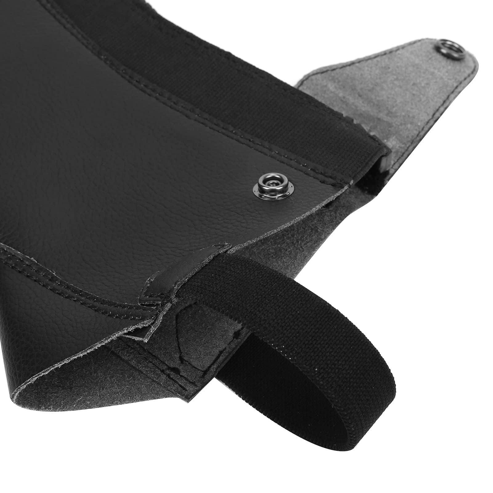 HERCHR Half Chap Für Kinder, REIT-Half Chaps, Kinder-Chaps, Reitgamaschen, Schutzausrüstung Für Den Reitsport, Leder-Reißverschluss, Half Chap, Unisex-Kinder