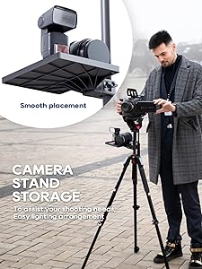 Microphone Stand Plastic Tray, Mic Stand Clamp-On Rack Tray Holder for Most Mic Stands, for Stage, Live Streaming, Concert Performance, Karaoke (9" x 6.6") (White, 2pcs)