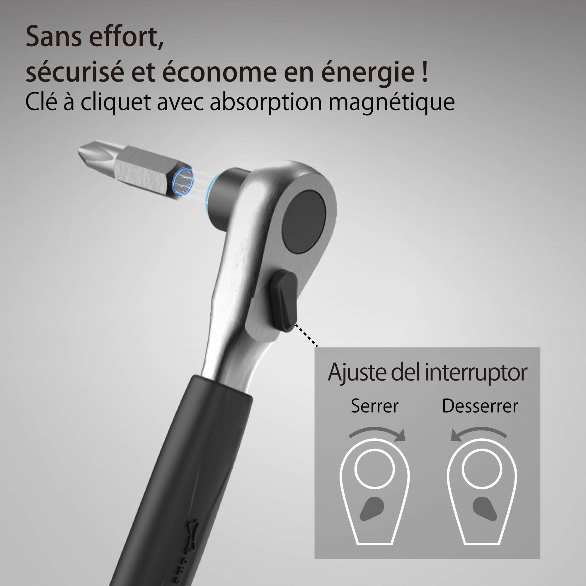BONE Bike Portable Tool Kit - Lite – iF Design Award – Kit Réparation Vélo 12-en-1 avec Clé à Cliquet – Capsule Compacte Étanche & Anti-Poussière – Accessoire pour Vélo de Route, VTT et Électrique