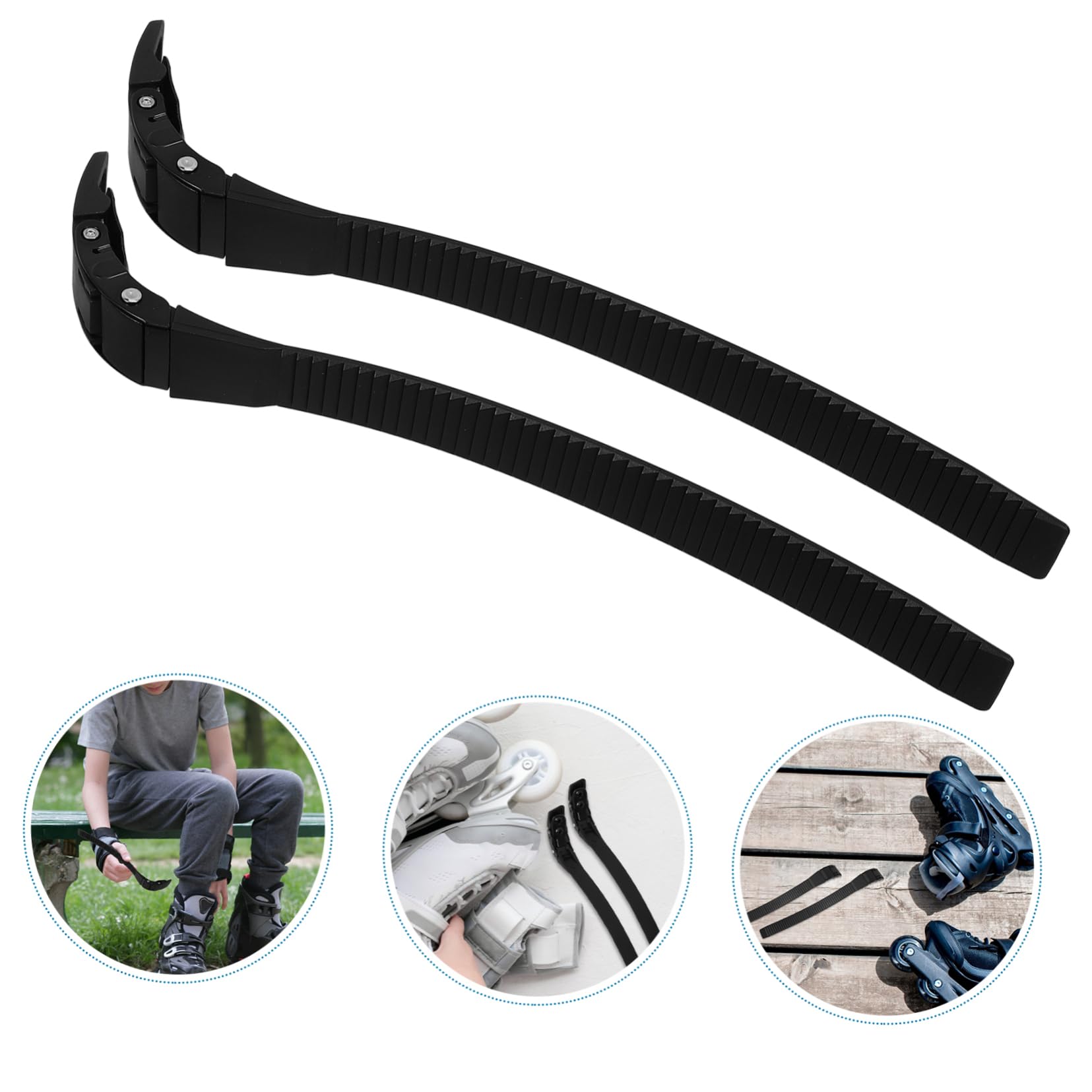 2 Set Cinghie Di Ricambio Per Pattini - Con Fibbie E Viti | Per Bambini E Adulti - Foto 11