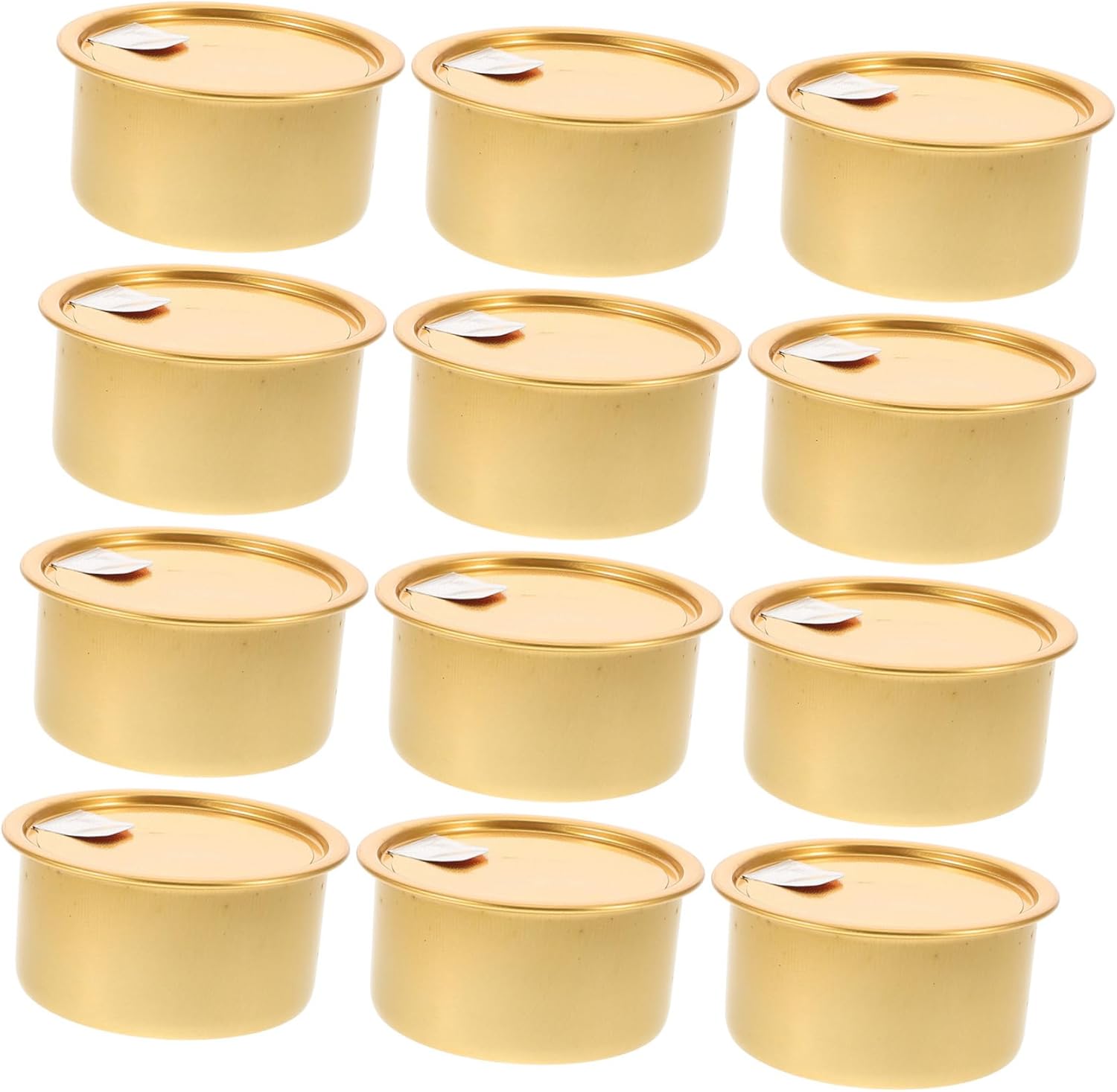 PRETYZOOM 36pcs Food Storage Cans Easy Open Lids for Cat and Dog Treats Refillable Containers for Snacks Desserts and Pet Food and Multi-functional