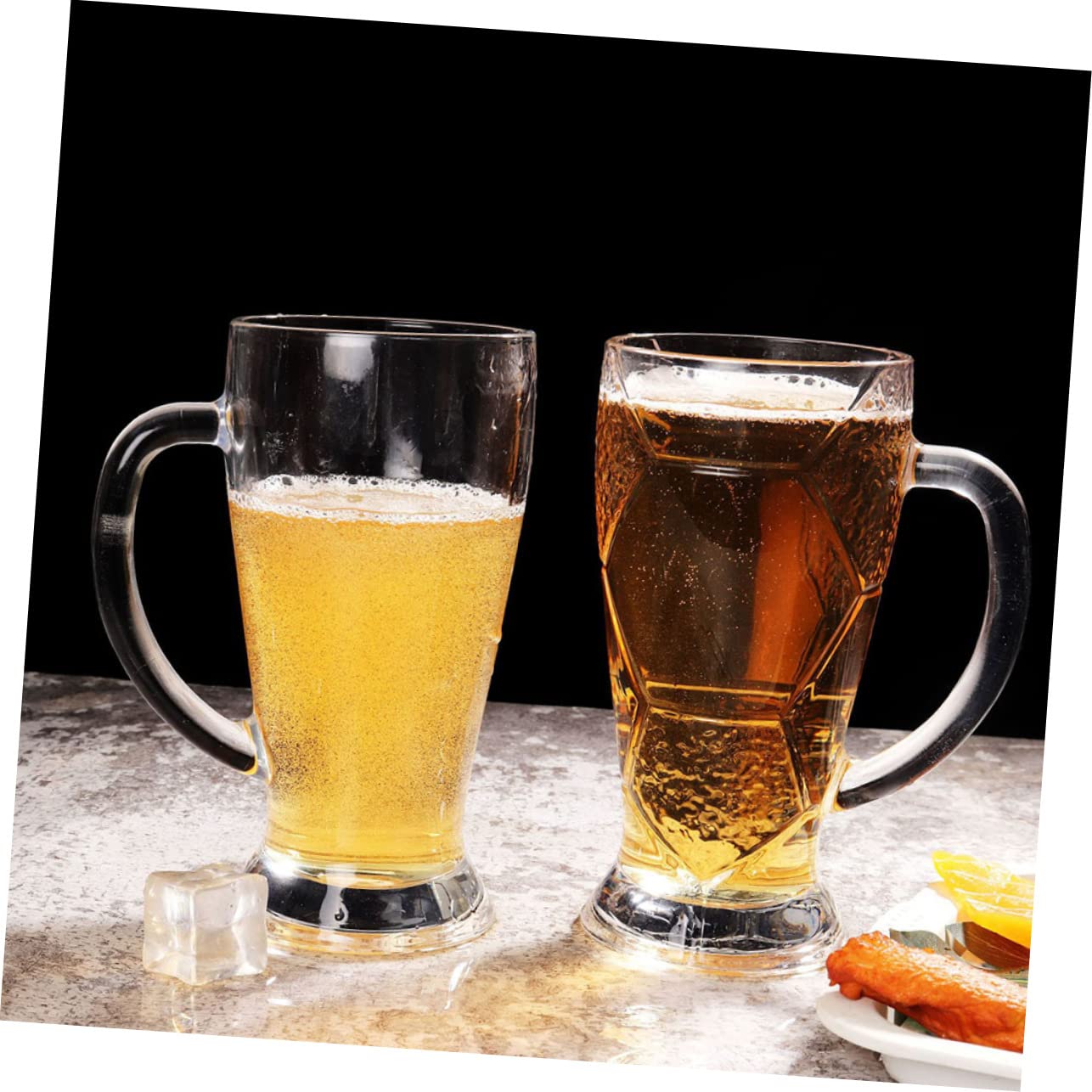 Boccale Da Birra Trasparente Manico Per Eventi Sportivi e Feste Per Degustazione Di Birra e Bevande Alcoliche