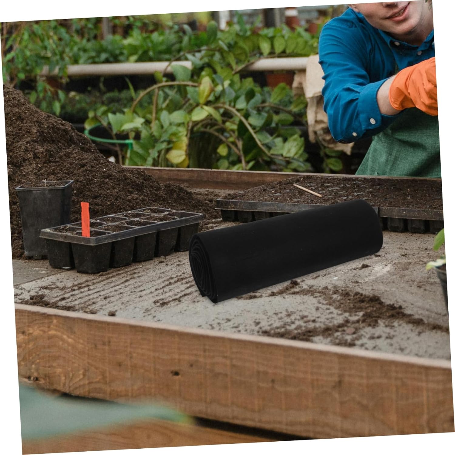 3pcs Planter Liner for Garden Pots Breathable Non-Woven Flower Pot Liner for Use for Easy Planting and Replacement for Versatile Gardening Needs