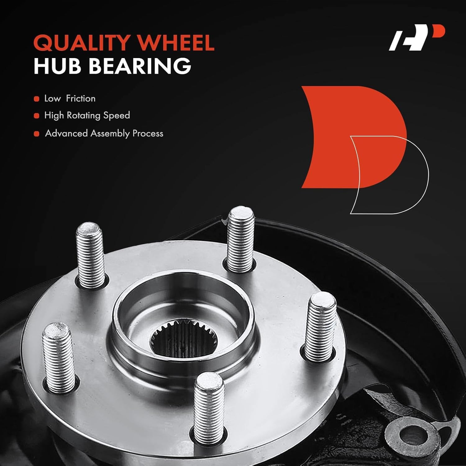A-Premium Front Right Steering Knuckle & Wheel Bearing Hub Assembly Compatible with Toyota Camry 1997-2001, L4 2.2L, 14 Inches Wheels Only, Passenger Side