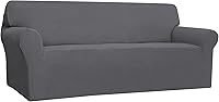 Vista 141 de Easy-Going Funda elástica para sofá de 1 pieza, cubierta de sofá, protector de muebles, suave con parte inferior elástica para niños, de poliéster