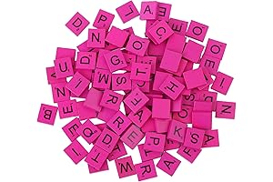 Mix Wooden Letter Tiles - Scrabble Board Decor