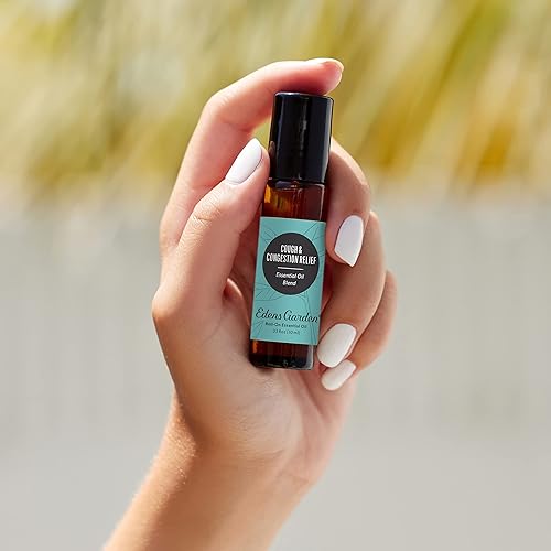 Miniatura 2 de Edens Garden Mezcla de aceites esenciales para alivio de la tos y la congestión, 100% puro y natural, mezcla de aceites esenciales terapéuticos de