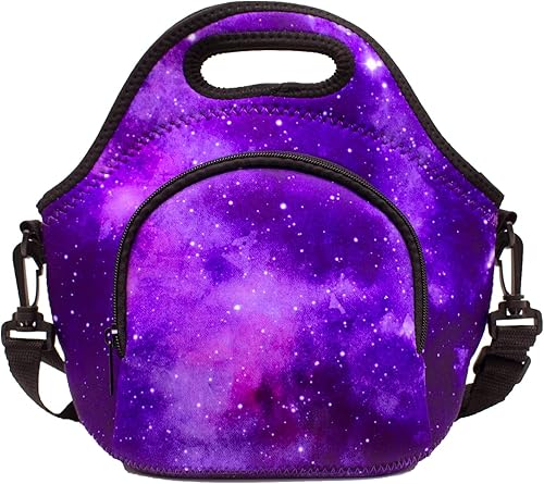 Bolsas de almuerzo de neopreno, bolsa de almuerzo aislada con correa cruzada, bolsa de almuerzo reutilizable con bolsillo adicional, impermeable, disponible en Yaxa Peru