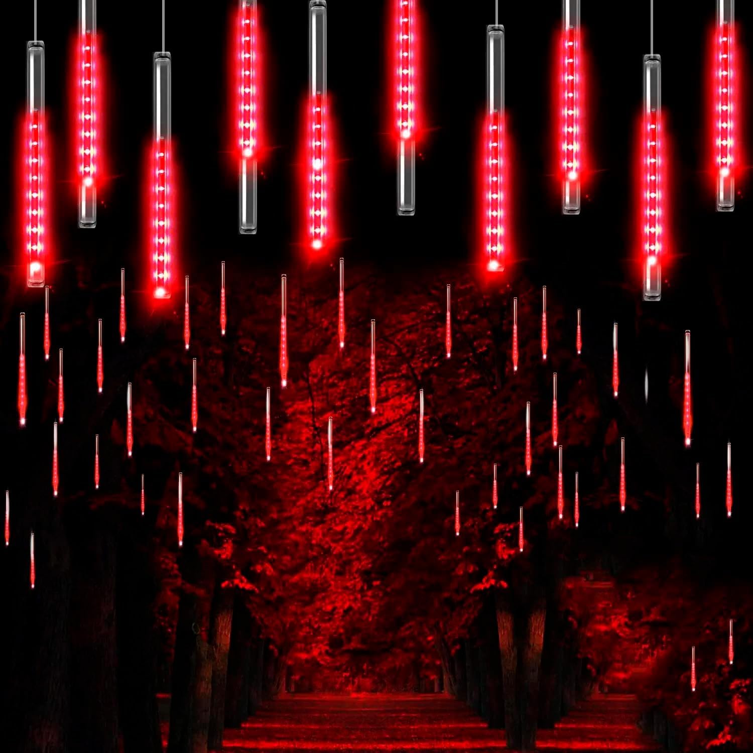 KINGCOO 2 Pièces Lumières De Météore Douche Extérieure, Etanche