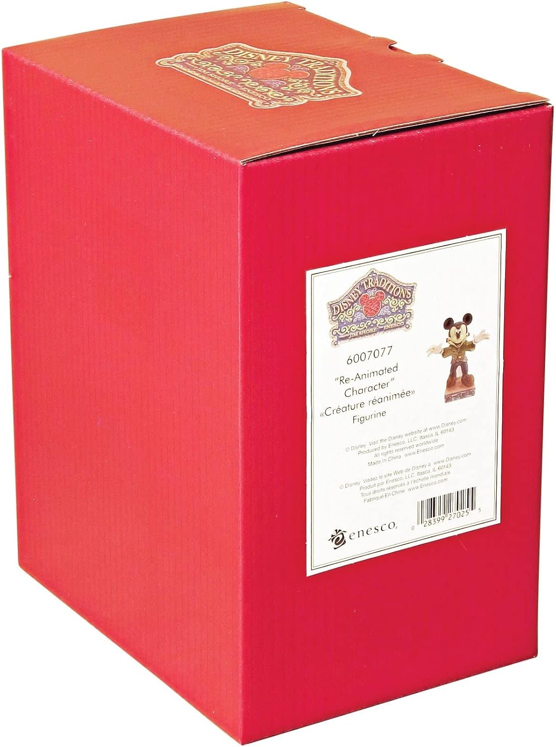 Enesco Jim Shore Disney Traditions Halloween Frankenstein Mickey Mouse Figurine, 5.31 in