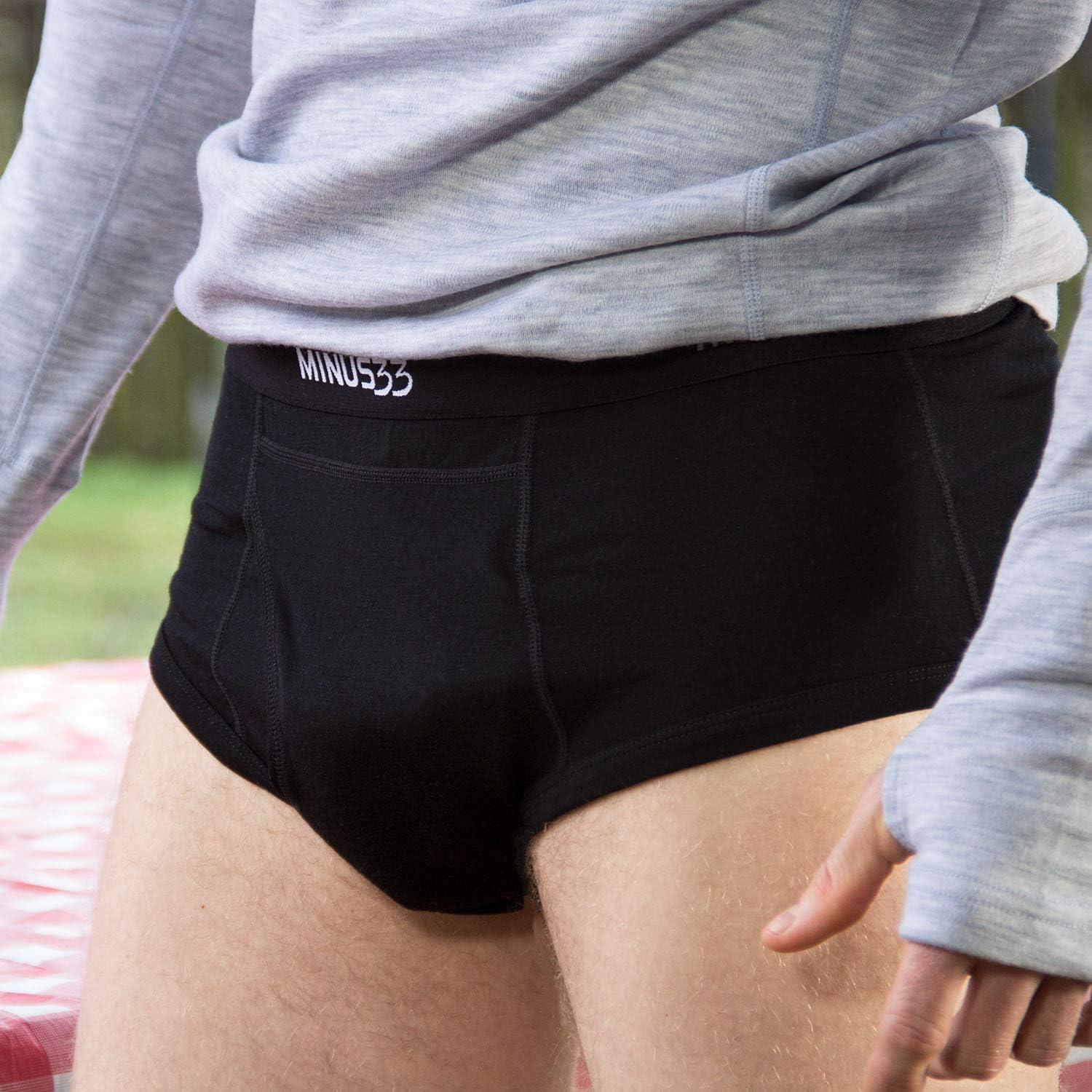 Mens Micro Weight Woolverino Briefs 84% Merino Wool, 12% Nylon, 4% Spandex - Image 6