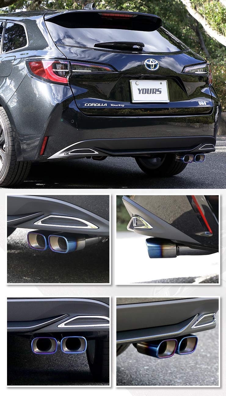 に適用 トヨタ新型カローラツーリング210系令和元年10月~現行 マフラーカッター 下向き 耐高温・簡単取付5分・排水穴付き 装飾排 トヨタ カローラ ツーリング | アクセサリー | トヨタ自動車WEB