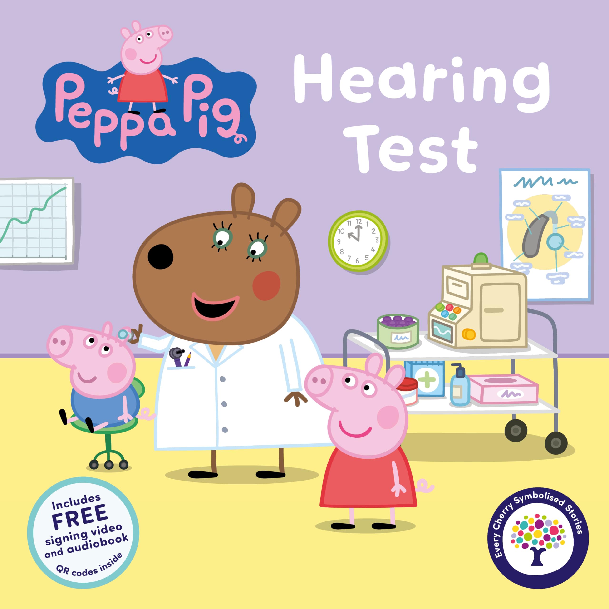 Peppa Pig: Hearing Test (Symbolised Story) by Peppa Pig (Paperback Book)