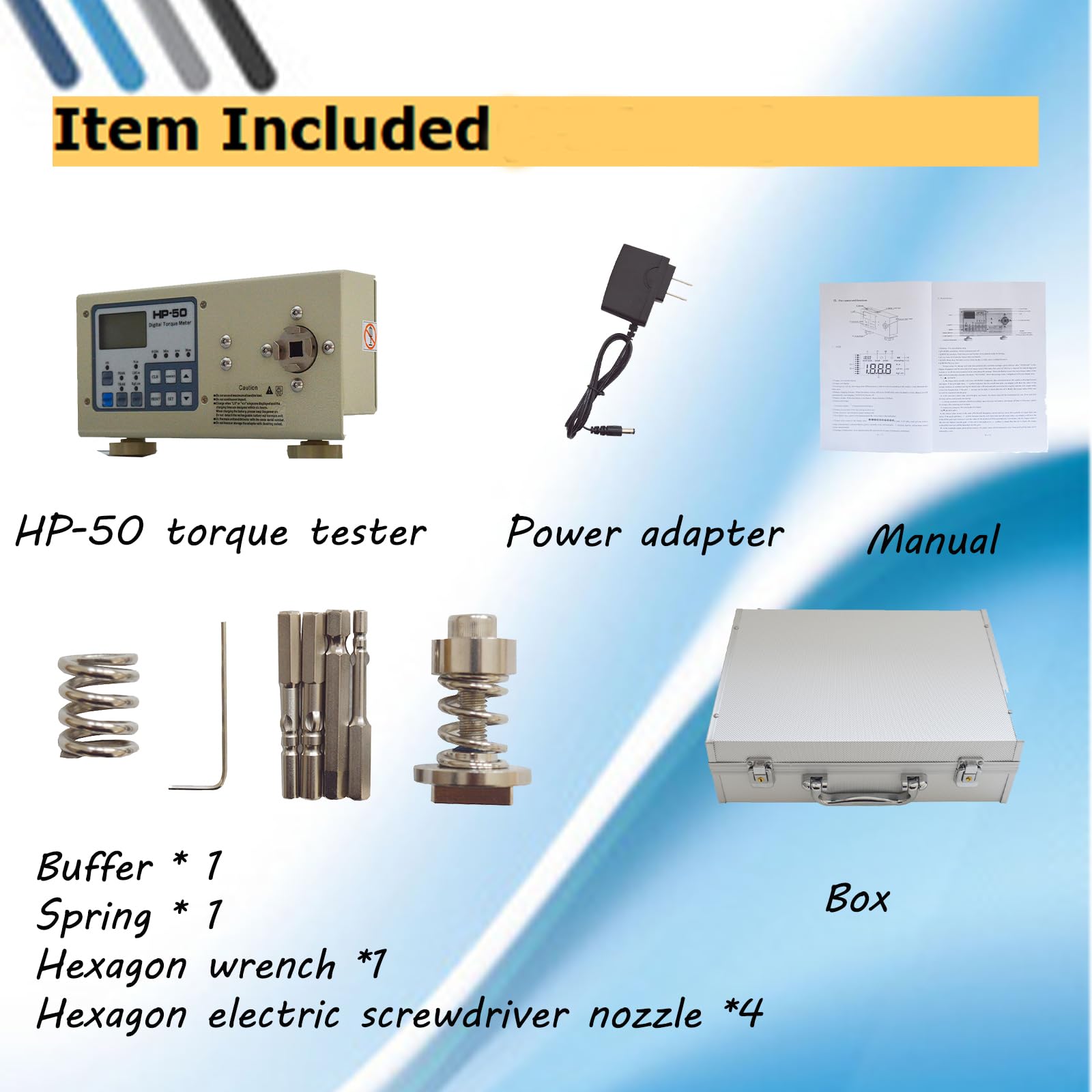 HP-50 - Medidor de par de torsión inteligente