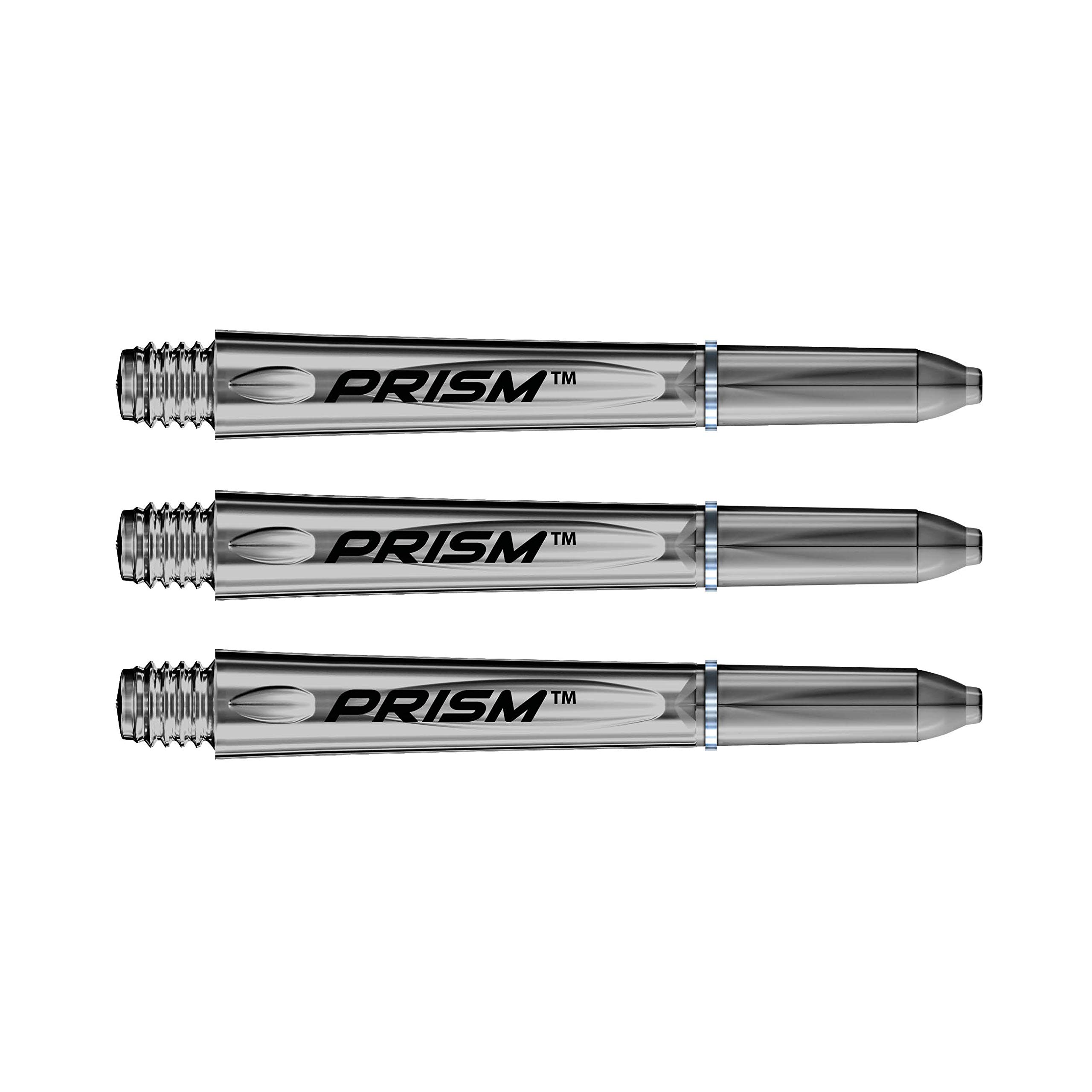 WINMAU Prism 1.0 Black Tint Short Polycarbonate Dart Stems - 1 Set per Pack (3 shafts in Total) — image 1